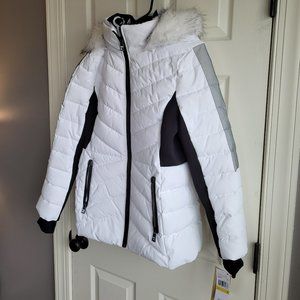 NWT Michael Kors Winter Jacket - White - Size M